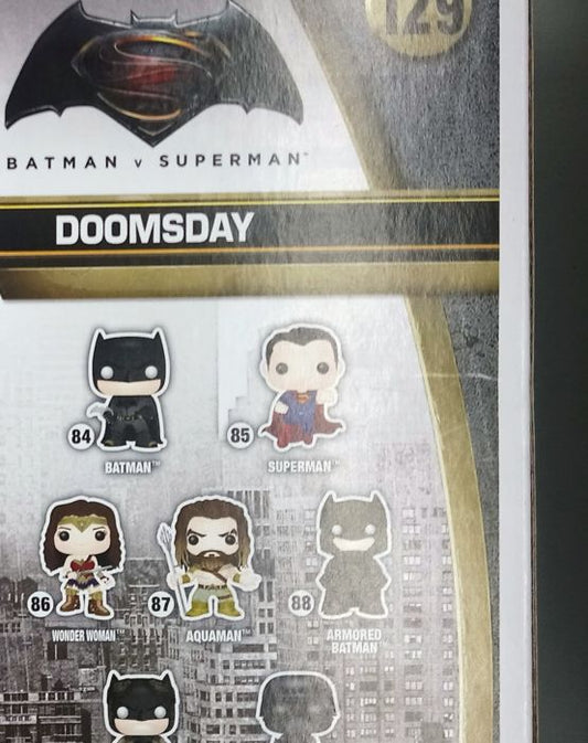 129 Doomsday - 6 Inch - DC Batman VS Superman - Box Damaged Funko POP