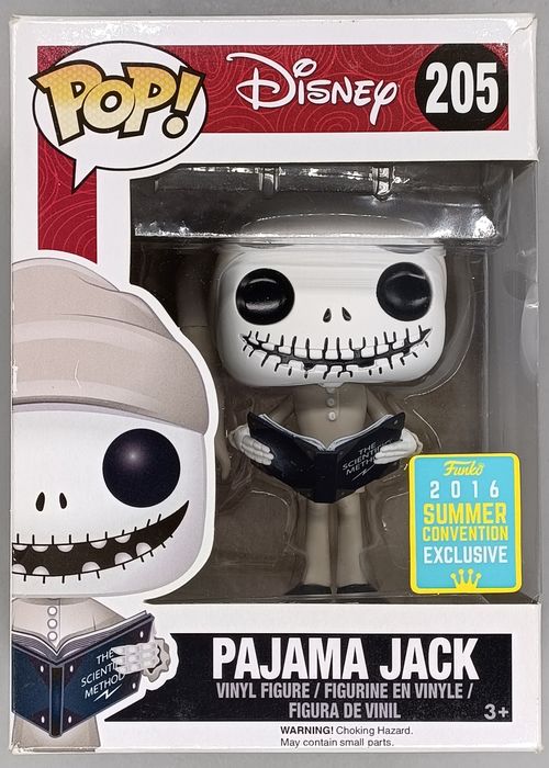 205 Pajama Jack - Disney Nightmare Before Christ Box Damaged Funko POP Funko