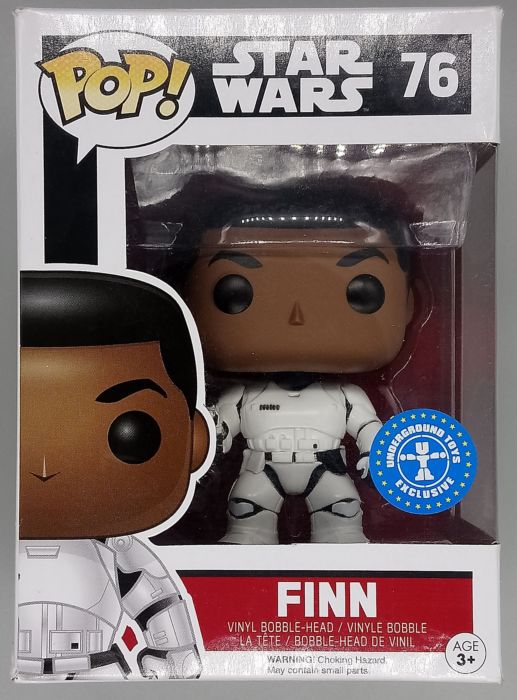 76 Finn (Stormtrooper) Star Wars The Force Awakens Box Damaged Funko POP Funko