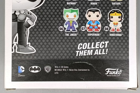 45 Harley Quinn - B&W - DC Super Heroes - Box Damaged Funko POP