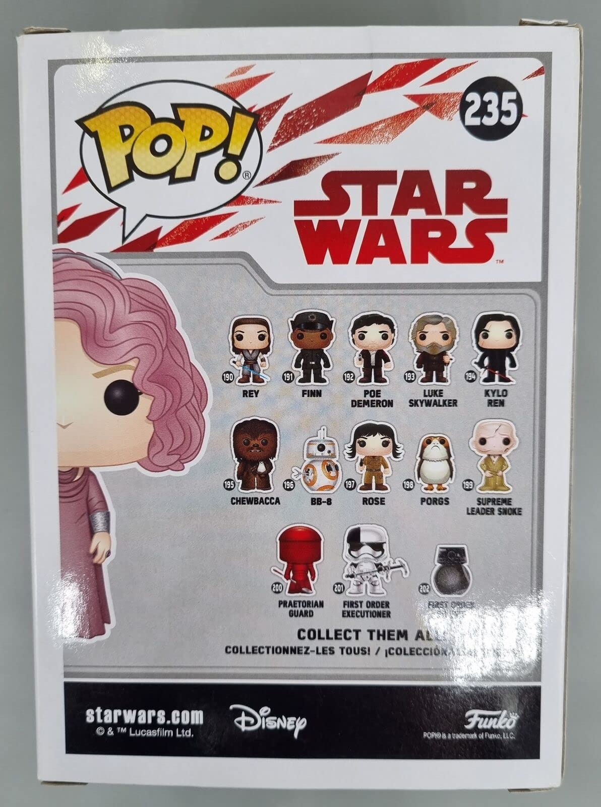 235 Vice Admiral Holdo - Star Wars - The Last Jedi Funko POP