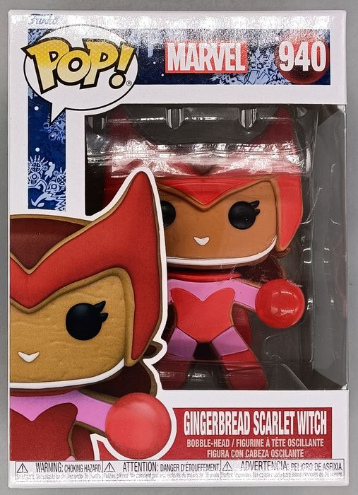 940 Gingerbread Scarlet Witch - Marvel Holiday Funko POP Funko