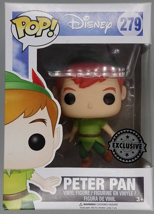 279 Peter Pan (Flying) - Disney Peter Pan - Box Damaged Funko POP Funko