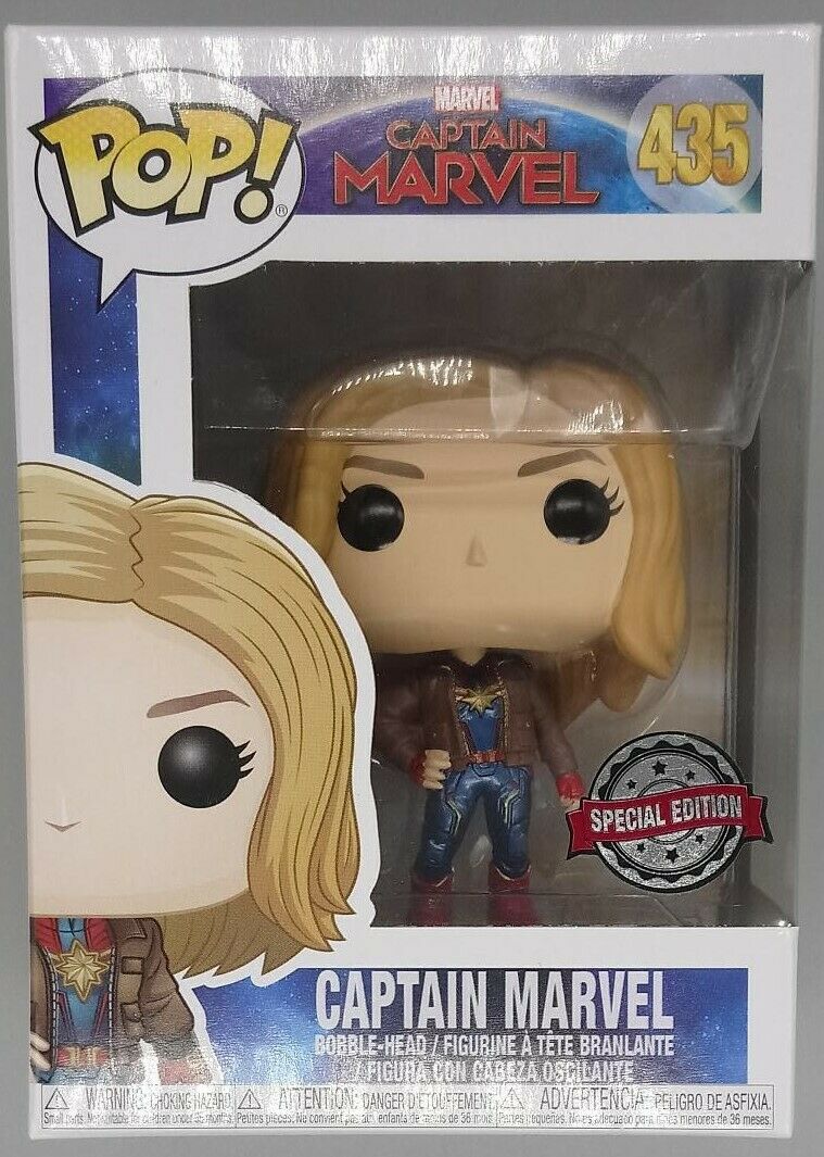 435 Captain Marvel (w/ Jacket) - Marvel - Captain Marvel Funko POP Funko