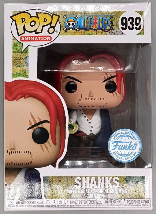 939 Shanks - One Piece Funko POP - Damaged Box Funko