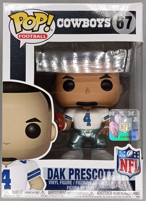 67 Dak Prescott (White) - NFL Cowboys - Box Damaged Funko POP