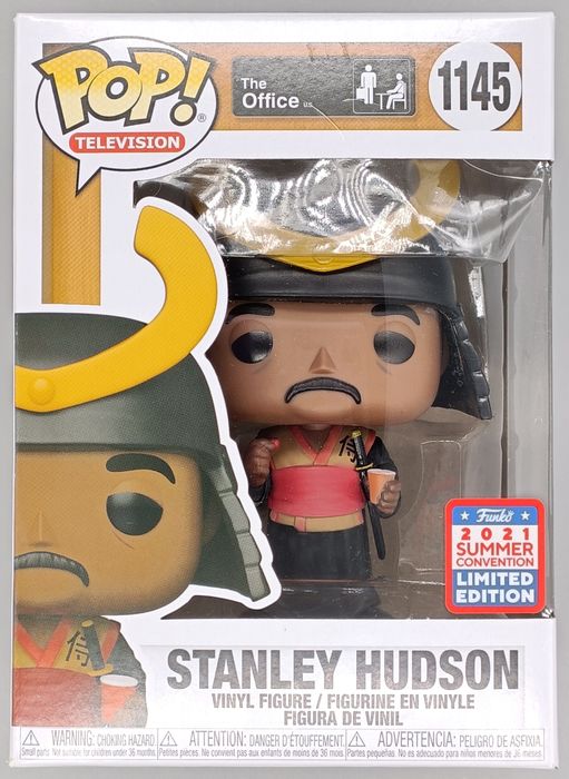 1145 Stanley Hudson (Samurai) - The Office - 2021 Con Funko POP Funko