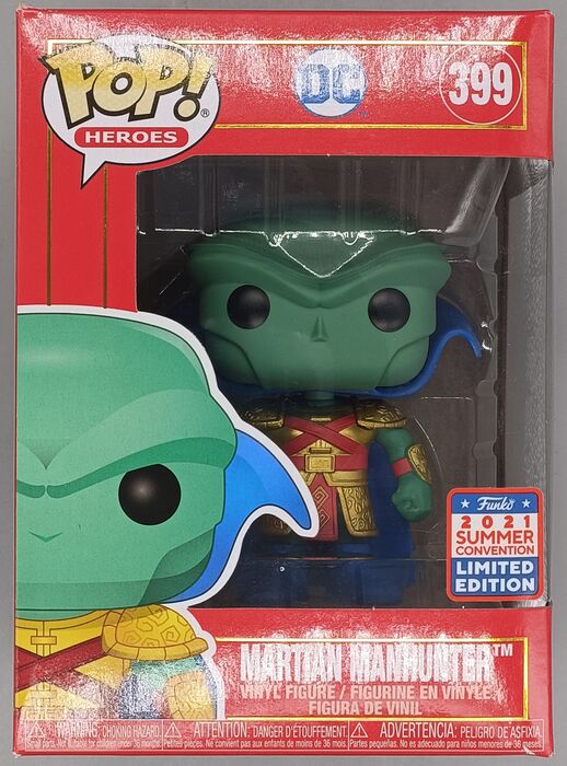 399 Martian Manhunter - DC Imperial Palace - 2021 Box Damaged Funko POP Funko
