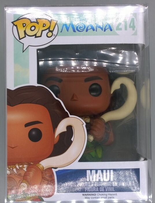 214 Maui - Disney Moana - New Funko POP in Protector Funko