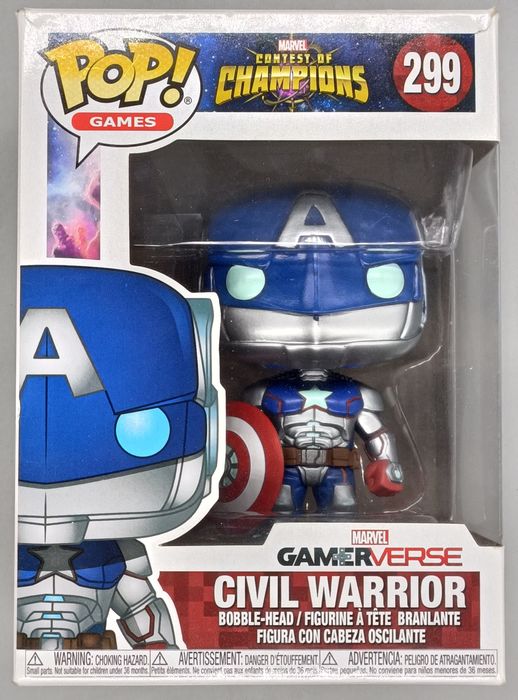 299 Civil Warrior - Marvel Contest of Champions Box Damaged Funko POP Funko