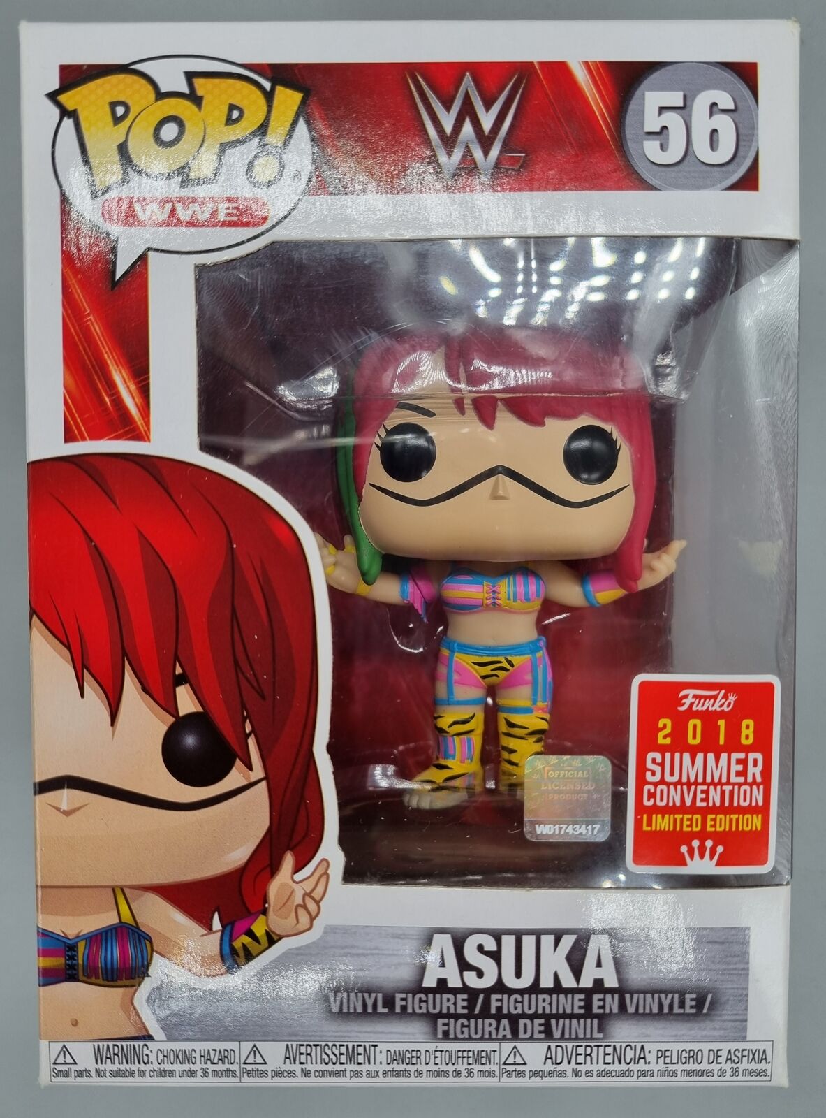 56 Asuka - WWE - 2018 Con Funko POP Funko