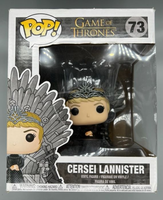 73 Cersei Lannister (on Iron Throne) Deluxe Game of Thrones Funko POP - Box Damaged Funko