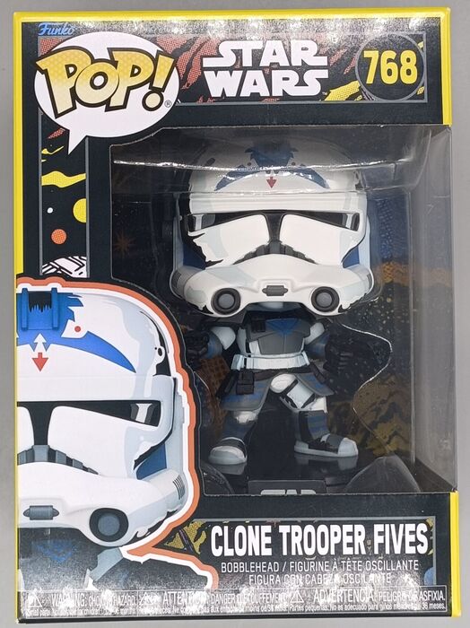 768 Clone Trooper Fives (Retro) - Star Wars Funko POP - Brand New