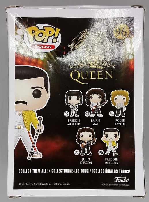 96 Freddie Mercury (Wembley 1986) Rocks - Queen Box Damaged Funko POP