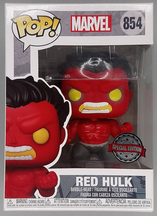 854 Red Hulk - Marvel Funko POP