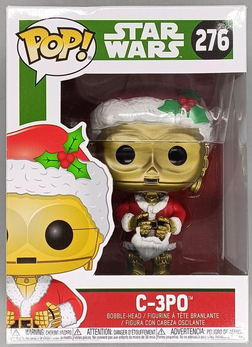 276 C-3PO (Santa) - Star Wars - Box Damaged Funko POP Funko