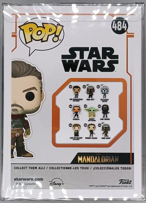 484 Cobb Vanth (w/o Helmet) Chase - Star Wars Mandalorian Funko POP