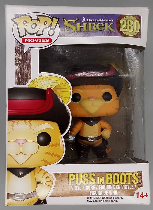 280 Puss in Boots - Shrek - Funko POP - Box Damaged Funko