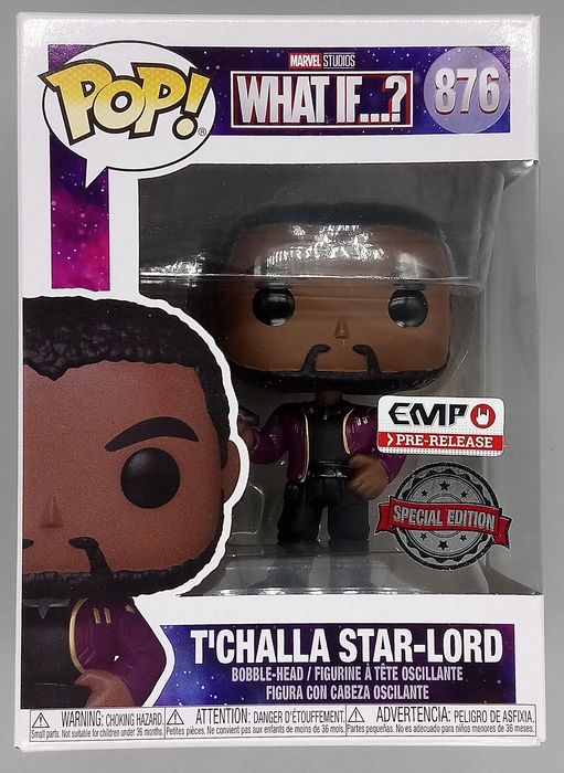 876 T'Challa Star-Lord (Unmasked) Marvel What If..? Funko POP Funko