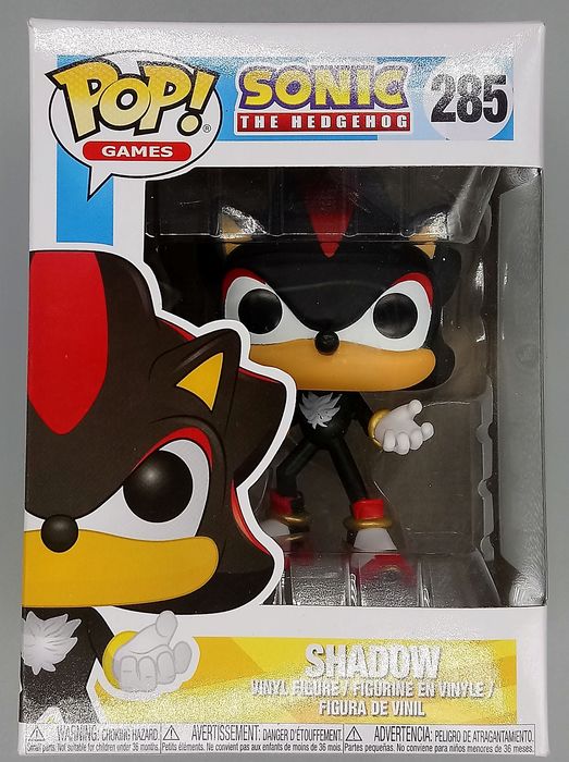 285 Shadow - Sonic The Hedgehog Funko POP - Box Damaged Funko