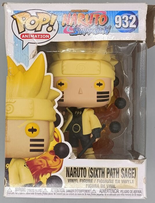 932 Naruto Sixth Path Sage - Naruto Shippuden - Box Damaged Funko POP Funko