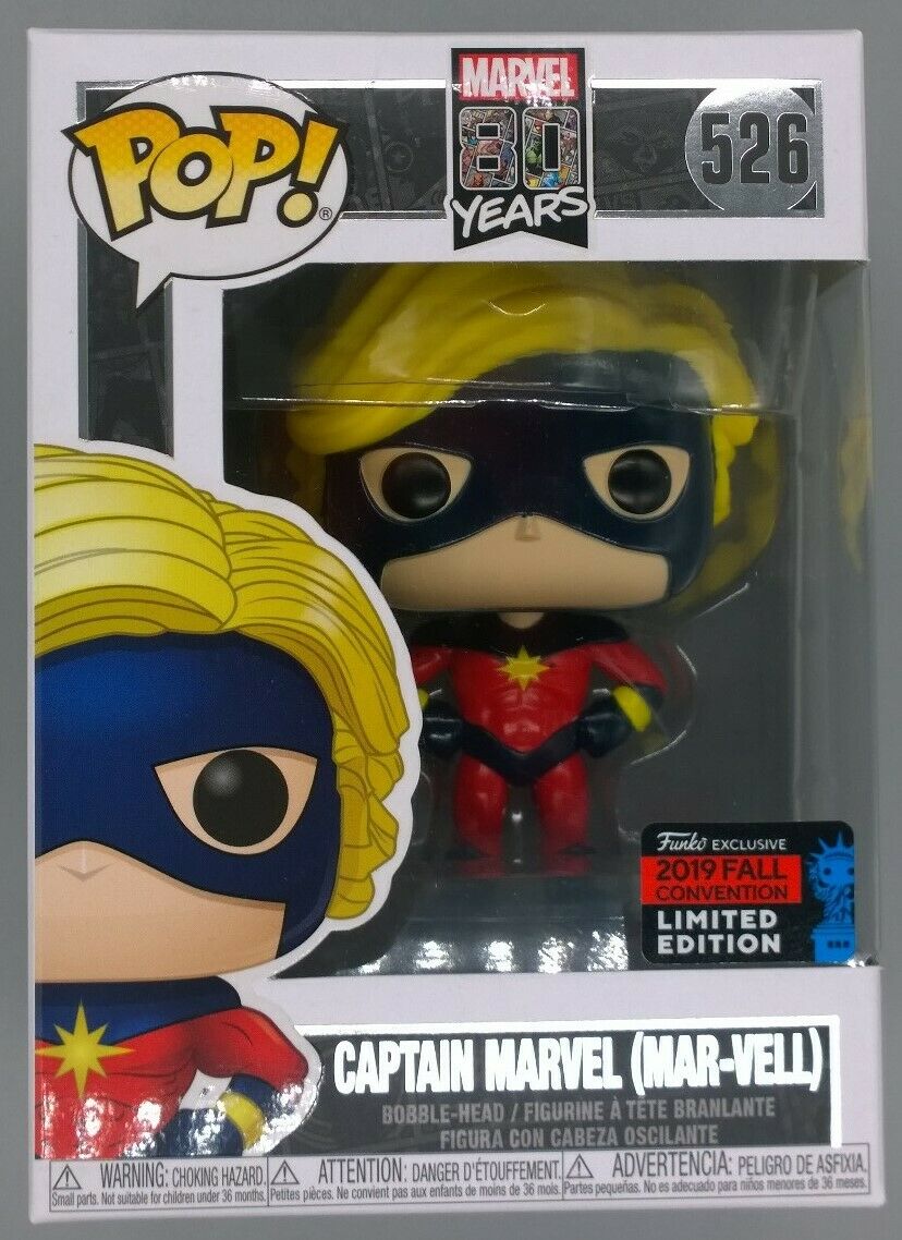 526 Captain Marvel (Mar-Vell 1st Appearance) Marvel 2019 Con Funko POP Funko