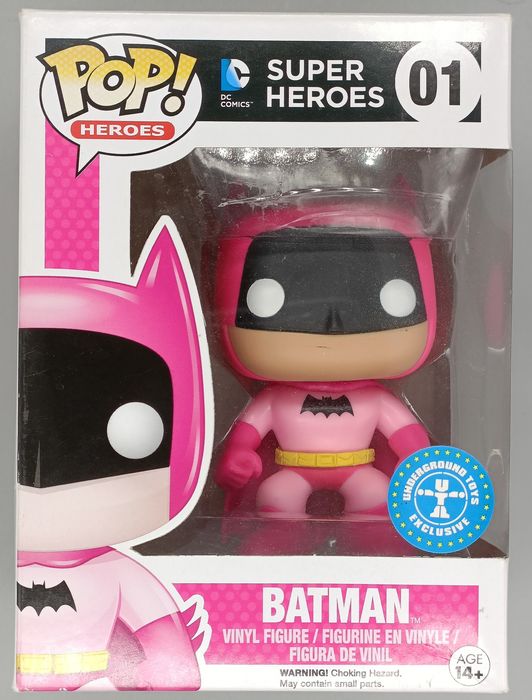 01 Batman (Rainbow- Pink) - DC Super Heroes - Box Damaged Funko POP Funko