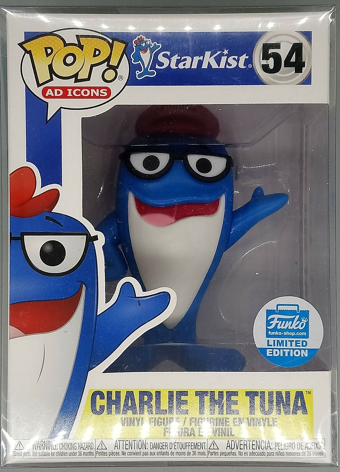 54 Charlie the Tuna - Ad Icons - Starkist Funko POP Funko