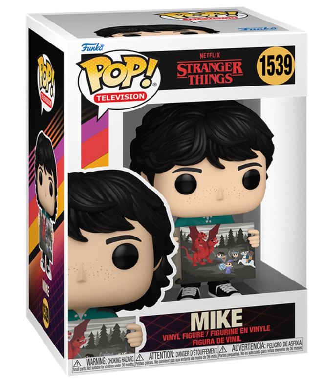 1539 Mike Wheeler With Painting - Stranger Things Funko POP - Brand New Funko