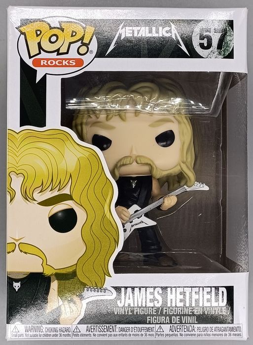 57 James Hetfield - Metallica - Box Damaged Funko POP Funko
