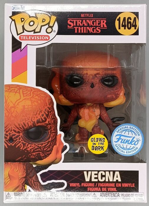 1464 Vecna (Glow) - Stranger Things Funko POP - Brand New Funko