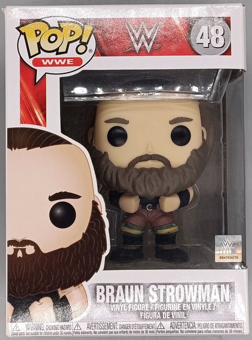 48 Braun Strowman - WWE - Box Damaged Funko POP Funko