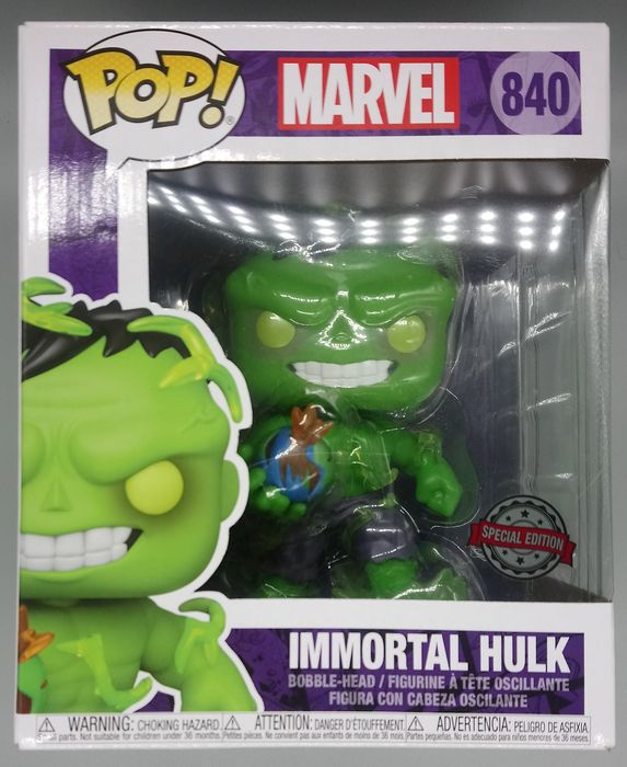 840 Immortal Hulk - 6 Inch - Marvel Funko POP Funko