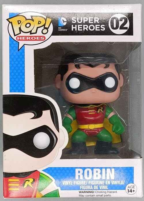 02 Robin (DC Super Heroes) - Funko POP - Box Damaged