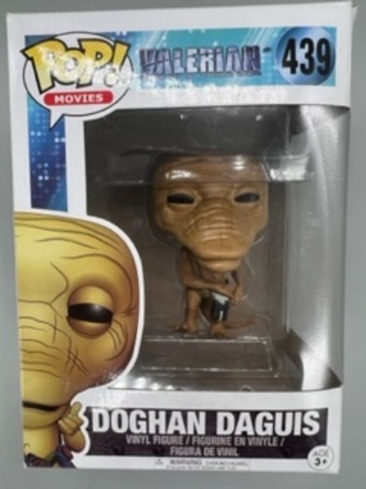 439 Doghan Daguis (Black Bag) - Chase - Valerian - Box Damaged Funko POP Funko