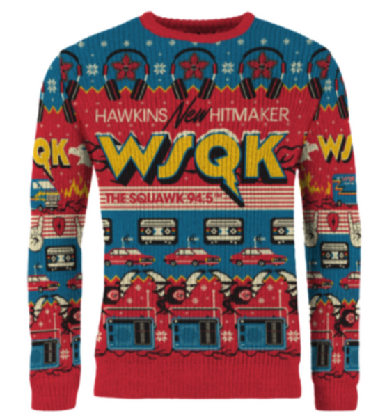 Stranger Things WSQK Christmas Jumper (Size XXL)