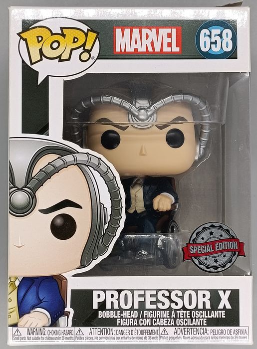 658 Professor X (w/ Cerebro) - Marvel X-Men - Funko POP - Box Damaged Funko