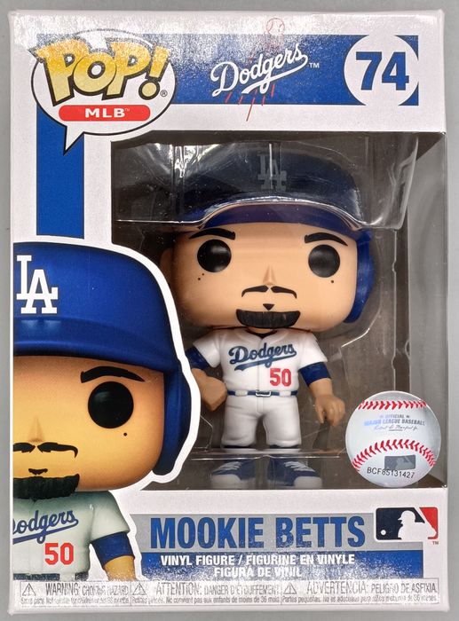 74 Mookie Betts (Dodgers) - MLB Baseball - Box Damaged Funko POP Funko