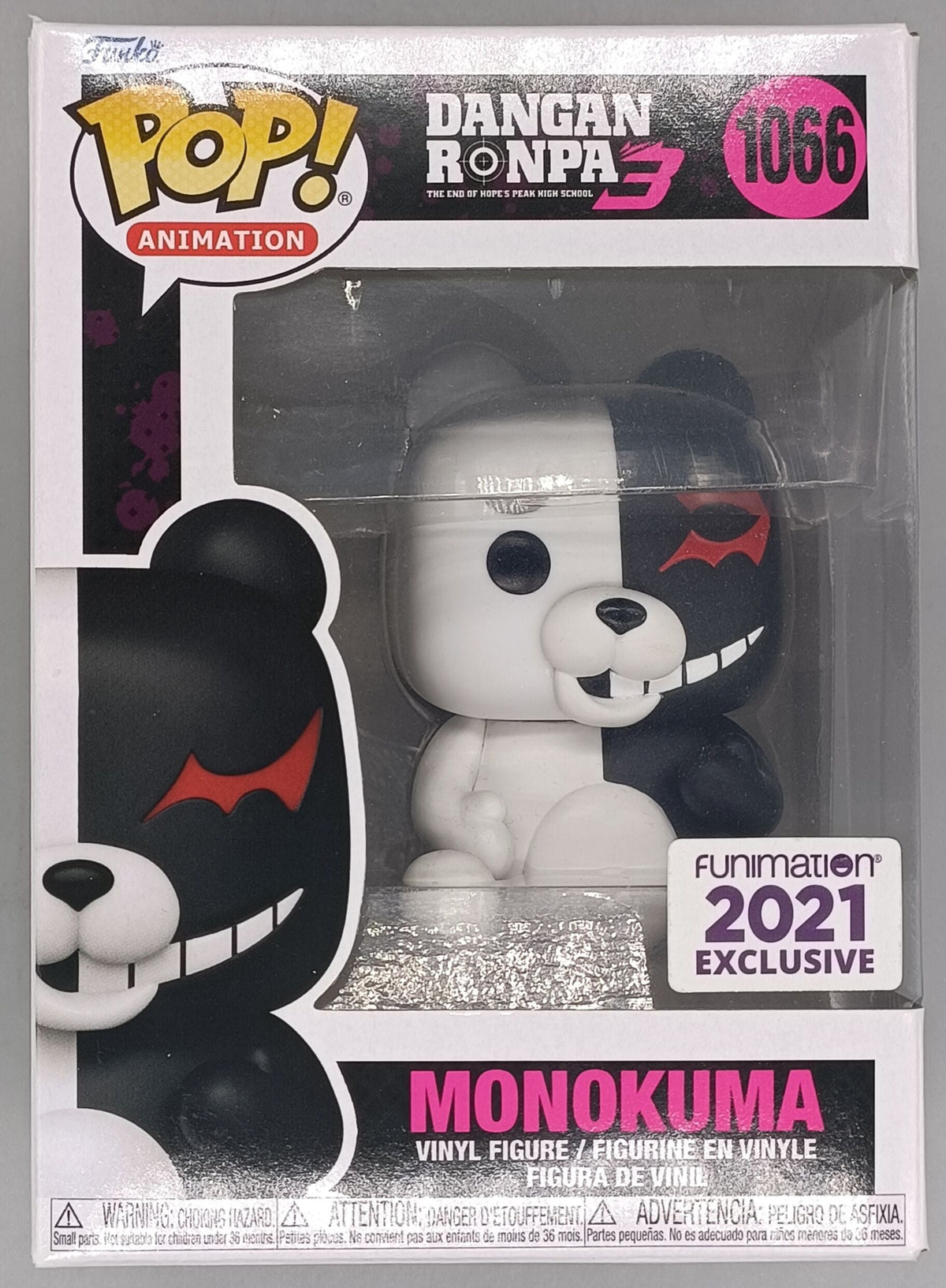1066 Monokuma - Danganronpa 3 - 2021 Con Funko POP Funko