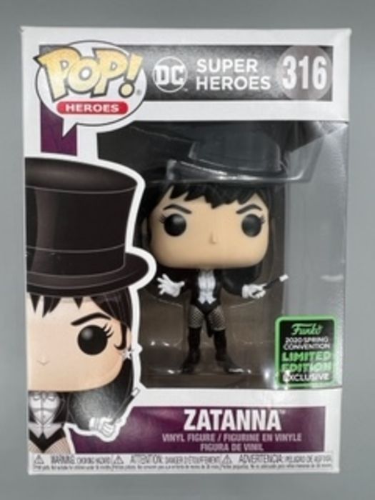 316 Zatanna - DC Super Heroes - 2020 Con - Box Damaged Funko POP Funko