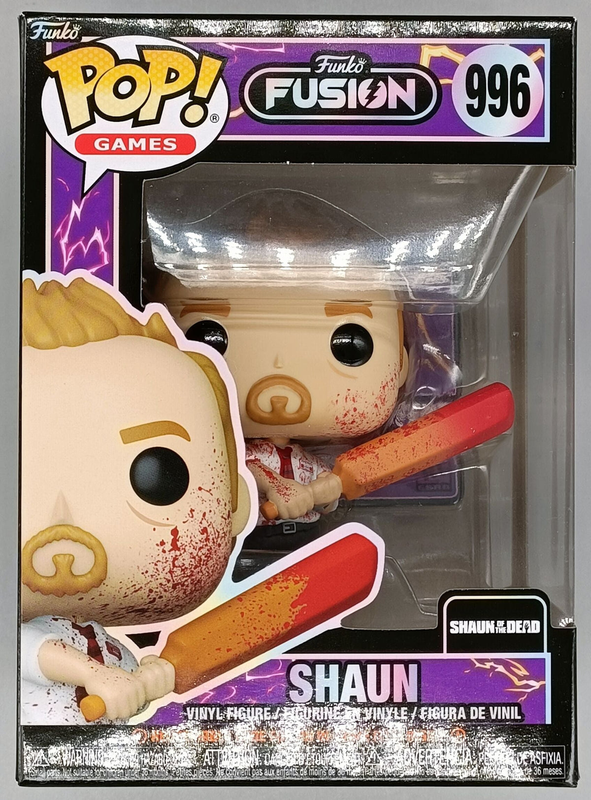 996 Shaun (Bat) - Shaun of the Dead - Funko Fusion Funko POP Funko