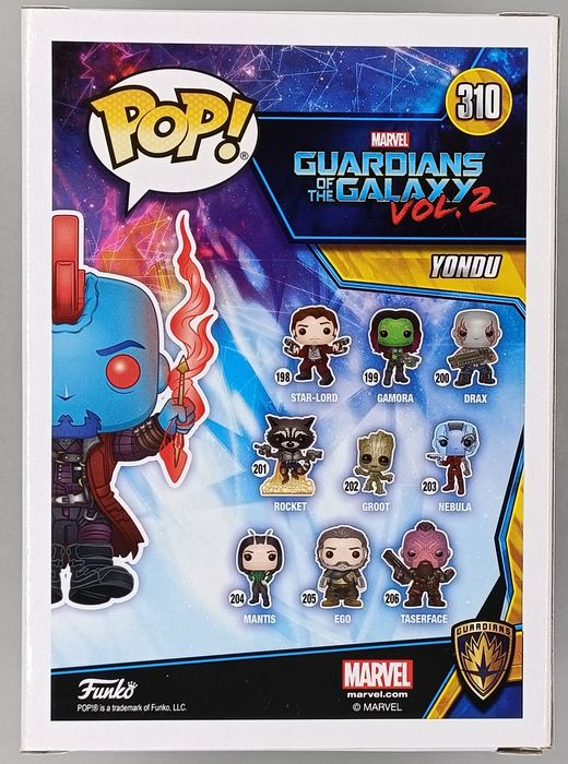310 Yondu - Marvel Guardians of the Galaxy Vol 2 - 2018 Con Funko POP