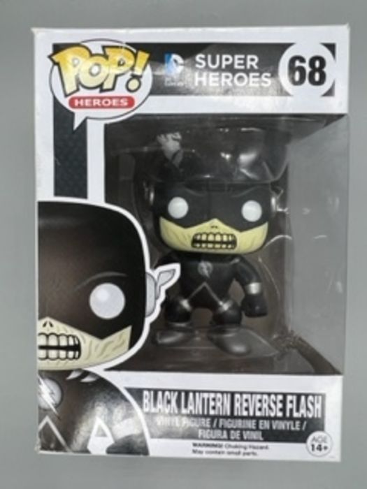 68 Black Lantern Reverse Flash - DC Super Heroes Funko POP - Box Damaged Funko