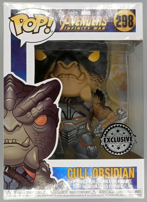298 Cull Obsidian - Marvel Avengers Infinity War Box Damaged Funko POP Funko