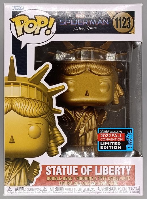 1123 Statue of Liberty Marvel Spider-Man No Way Home 2022 C Funko POP Funko