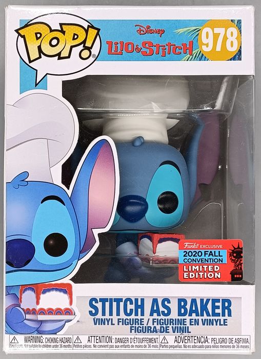 978 Stitch (as Baker) Disney Lilo & Stitch 2020 Con - Damaged Box Funko POP Funko
