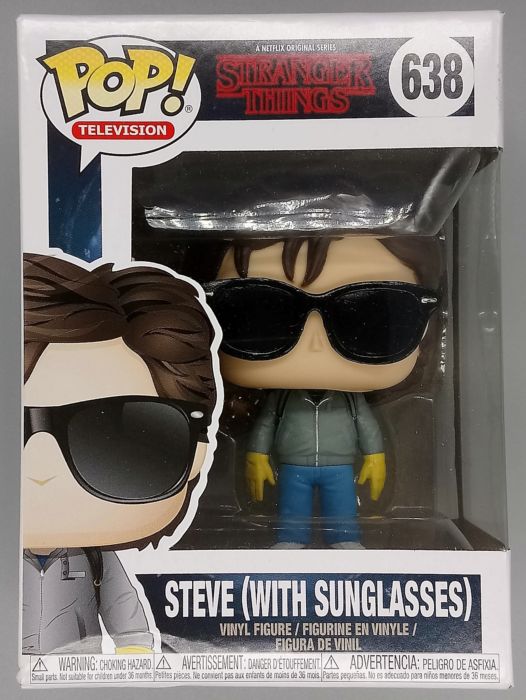 638 Steve (with Sunglasses) - Stranger Things - Damaged Box Funko POP Funko