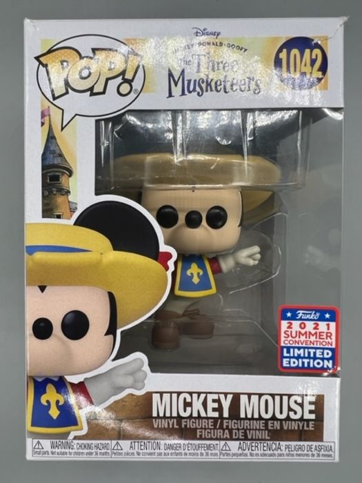 1042 Mickey Mouse - Disney Three Musketeers - 20 Box Damaged Funko POP Funko