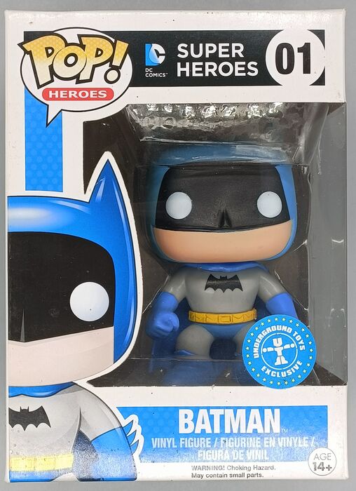 01 Batman (Rainbow- Blue) - DC Super Heroes - Box Damaged Funko POP Funko