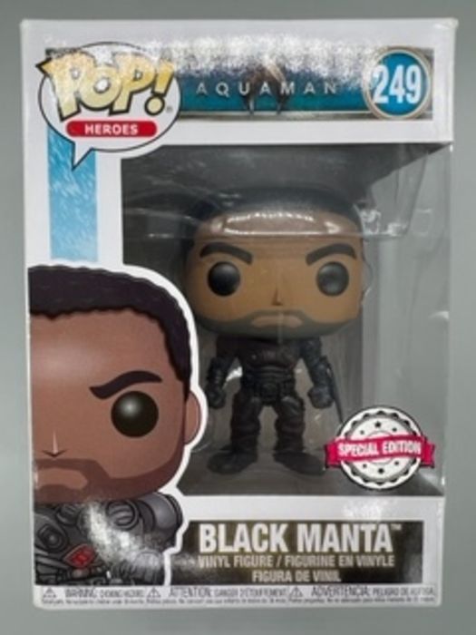 249 Black Manta (Unmasked) - DC Aquaman Box Damaged Funko POP Funko